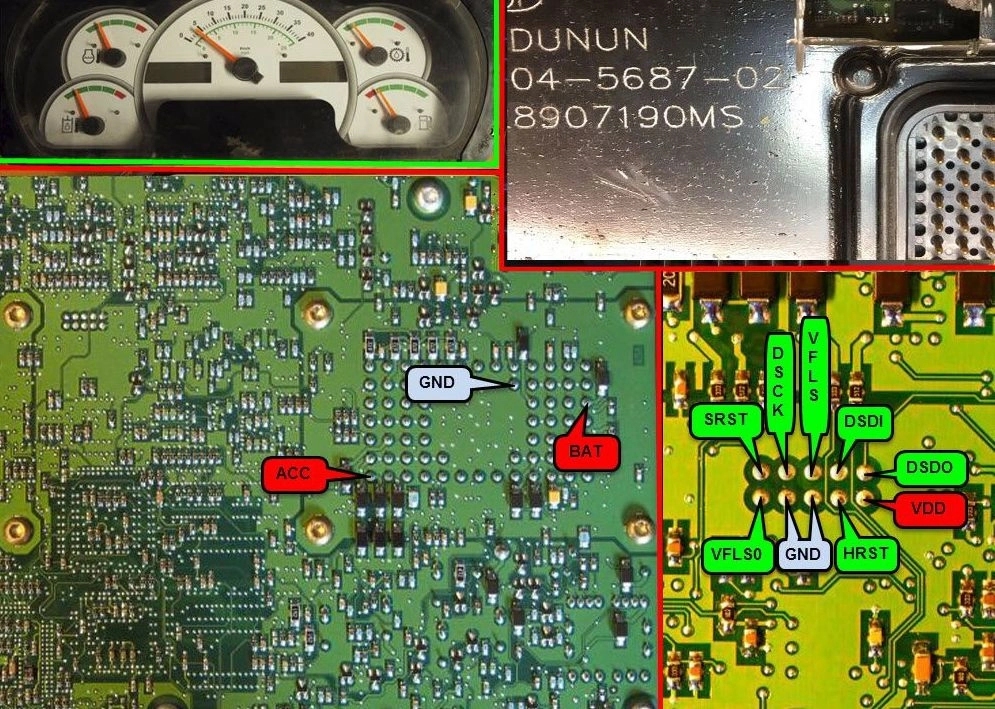 304-5687-02 19516083MS ECU CAT Big ECU two connectors M58BW016 25256 PINOUT FULL.rar
